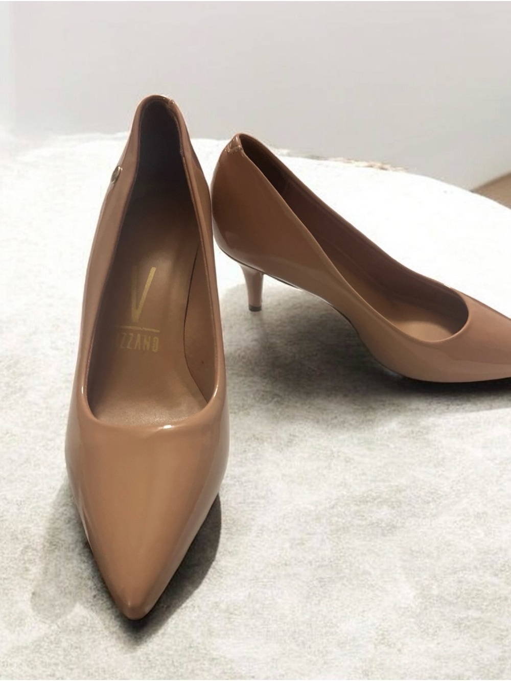 Vizzano Women’s Stiletto Heels Tan Camel US 6.5 Brazil 35 EU 37 3” Heel